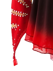 preiswerte Eiskunstlaufkleider-Eiskunstlaufkleid Damen Mädchen Eislaufen Kleider Austattungen Pudriges Rosa Purpur Violett Halo-Färbung Spandex Hochelastisch Wettbewerb Eiskunstlaufkleidung Eislaufen Eiskundstlauf