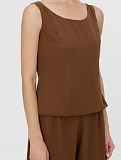 cheap Mom&#039;s Pant Suits-Jumpsuits Sheath Mother of the Bride  Formal Wedding Guest Elegant Two Piece Jumpsuits V Neck Floor Length Chiffon Sleeveless with Pleats 2025 free custom size