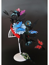 ieftine Fascinatoare și pălării-pălărie de fascinatori Kentucky derby pălărie caciulă spumă flaneletă cutie de pastile pălărie toamnă nuntă cursă de cai melbourne ceașcă cocktail cu șapcă floare cască