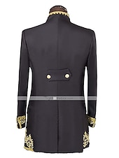 abordables Tapas-Trajes Chaqueta de circo Príncipe Victoriano Chaqueta de Napoleón Adultos Hombre Víspera de Todos los Santos Año Nuevo Mascarada Ropa de fiesta de noche Fiesta / Noche Jubileo de platino de la reina
