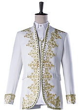 abordables Tapas-Trajes Chaqueta de circo Príncipe Victoriano Chaqueta de Napoleón Adultos Hombre Víspera de Todos los Santos Año Nuevo Mascarada Ropa de fiesta de noche Fiesta / Noche Jubileo de platino de la reina