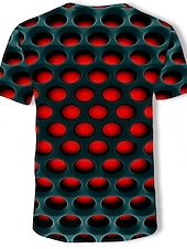 お買い得  メンズプラスサイズTシャツ-男性用 プラスサイズ Tシャツ ビッグアンドトール グラフィック クルーネック 半袖 夏 ヴィンテージ ストリートファッション 誇張された デザイナー カジュアル 日常 トップの