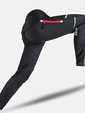billiga aktiva byxor för män-herrcykelbyxor vandringscykelbyxor svarta byxor utomhus reflexremsor cykelunderdel vindtät andas fukttransporterande snabbtorkande anatomisk design camping fiske mountain mtb landsvägscykel