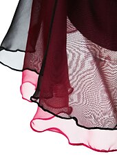 preiswerte Eiskunstlaufkleider-Eiskunstlaufkleid Damen Mädchen Eislaufen Kleider Austattungen Violett Dunkellila Schwarz und Violett Rückenfrei Gitter Elasthan Hochelastisch Wettbewerb Eiskunstlaufkleidung Handgemacht Kristalle
