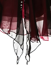 preiswerte Eiskunstlaufkleider-Eiskunstlaufkleid Damen Mädchen Eislaufen Kleider Austattungen Violett Dunkellila Schwarz und Violett Rückenfrei Gitter Elasthan Hochelastisch Wettbewerb Eiskunstlaufkleidung Handgemacht Kristalle