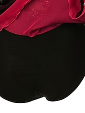 preiswerte Eiskunstlaufkleider-Eiskunstlaufkleid Damen Mädchen Eislaufen Kleider Austattungen Violett Dunkellila Schwarz und Violett Rückenfrei Gitter Elasthan Hochelastisch Wettbewerb Eiskunstlaufkleidung Handgemacht Kristalle