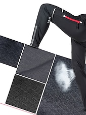 billiga aktiva byxor för män-herrcykelbyxor vandringscykelbyxor svarta byxor utomhus reflexremsor cykelunderdel vindtät andas fukttransporterande snabbtorkande anatomisk design camping fiske mountain mtb landsvägscykel