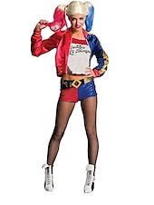 olcso Joker stílus-Szuperhősök Börleszk / Bohóc Harley Quinn Szerepjáték Jelmezek Filmsztár jelmez for Női Gyermeknap