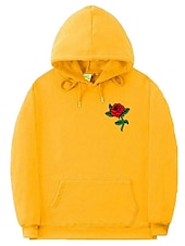 voordelige 3D-hoodies voor heren-Voor heren Bloemig Afdrukken Lange mouw Sweatshirts Capuchon Vintage Stoer Casual Winter Zwart Wit Geel Kleding Ontwerper Grote maten S M L XL 2XL 3XL