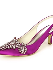 preiswerte Brautjungfer-beige Slingback Heels mit Kristallverzierung für Damen – elegante Hochzeits- und Abendschuhe