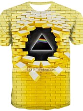 お買い得  メンズプラスサイズTシャツ-男性用 プラスサイズ Tシャツ ビッグアンドトール グラフィック クルーネック 半袖 夏 ヴィンテージ ストリートファッション 誇張された デザイナー カジュアル 日常 トップの