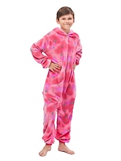 cheap Onesie Costumes-Kid&#039;s Galaxy Rainbow Stars Onesie Costume Carnival Costume Unicorn Flying Horse Onesie Pajamas Kigurumi Pajamas Funny Costume For Boys and Girls Christmas Carnival Children&#039;s Day Cartoon