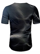 cheap 3D T shirts-Men&#039;s Graphic T shirt Short Sleeve T shirt Round Neck Shirt Basic Daily Black Yellow Blue Clothing Apparel Normal S M L XL 2XL 3XL