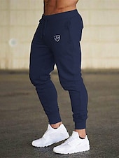 cheap Men&#039;s Active Pants-Men&#039;s Joggers Sweatpants Drawstring Bottoms Athletic Athleisure Cotton Breathable Soft Sweat wicking Gym Workout Running Jogging Sportswear Activewear 3D Print Dark Grey Black Army Green