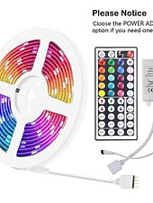 זול פנסי פס עמיד למים-Zdm 10 מטרים רצועות אור led גמיש עמיד למים 180x5050 נוריות smd עם rgb בקר ir 44 או ערכת מתאם 12 v