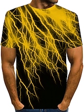 abordables T-shirts grande taille pour hommes-Homme Grande Taille Chemise Grand et grand Graphic Col Rond Imprimer Manche Courte Eté Exagéré Design basique Grand et grand du quotidien Hauts
