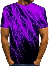 abordables T-shirts grande taille pour hommes-Homme Grande Taille Chemise Grand et grand Graphic Col Rond Imprimer Manche Courte Eté Exagéré Design basique Grand et grand du quotidien Hauts