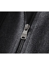 economico Trench da uomo-Per uomo Cappotto invernale Cappotto di lana Cappotto Attività commerciale Abbigliamento da lavoro Inverno Lana Antivento Caldo Capispalla Abbigliamento Essenziale Indicato per i polsi Tinta unita
