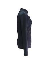 cheap Ice Skating Dresses , Pants &amp; Jackets-Figure Skating Fleece Jacket Women&#039;s Girls&#039; Ice Skating Jacket Outfits Black Patchwork Stretchy Training Skating Wear Thermal Warm Handmade Long Sleeve Ice Skating Winter Sports Figure Skating