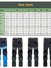 preiswerte Unterteile-herren trekkinghose gefütterte softshellhose wanderhose funktionshose schnell trocknende hosen männer freizeithose outdoorhose stretch arbeitshose-blau-4xl