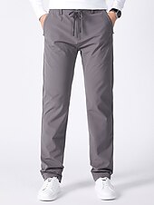 baratos Partes inferiores-Calça de corrida masculina ysento, clara, com bolsos com zíper azul escuro