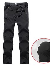halpa Pohjat-Naisten Vaellushousut Kesä Ulko- Vedenkestävä Ihoystävällinen Nopea kuivuminen Venyvä Housut Alaosat Joustava vyötärö Vetoketjullinen tasku Monitasku Musta Harmaa Spandex Elastaani Retkeily ja