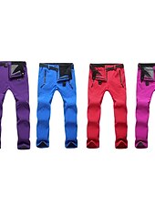 preiswerte Unterteile-Damen Wanderhosen Fleecegefütterte Hosen Wintermantel Softshellhosen Winter Außen Thermowarm Fleece-Futter Winddicht Multi-Pocket Hosen Unterteile Schwarz Armeegrün Angeln Klettern Strand S M L XL XXL