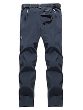 halpa Pohjat-Naisten Vaellushousut Kesä Ulko- Vedenkestävä Ihoystävällinen Nopea kuivuminen Venyvä Housut Alaosat Joustava vyötärö Vetoketjullinen tasku Monitasku Musta Harmaa Spandex Elastaani Retkeily ja