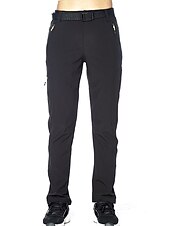halpa Pohjat-Naisten Vaellushousut Kesä Ulko- Vedenkestävä Ihoystävällinen Nopea kuivuminen Venyvä Housut Alaosat Joustava vyötärö Vetoketjullinen tasku Monitasku Musta Harmaa Spandex Elastaani Retkeily ja