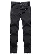 halpa Pohjat-Naisten Vaellushousut Kesä Ulko- Vedenkestävä Ihoystävällinen Nopea kuivuminen Venyvä Housut Alaosat Joustava vyötärö Vetoketjullinen tasku Monitasku Musta Harmaa Spandex Elastaani Retkeily ja