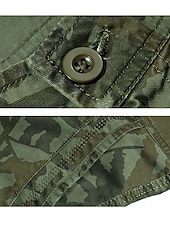 economico Classico-Per uomo Pantaloncini Tattici Pantaloncini cargo Pantaloncini mimetici Mimetico Ripstop Traspirante Sport &amp; Outdoor Militare Giallo Verde militare