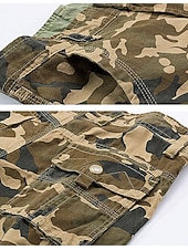 economico Classico-Per uomo Pantaloncini Tattici Pantaloncini cargo Pantaloncini mimetici Mimetico Ripstop Traspirante Sport &amp; Outdoor Militare Giallo Verde militare