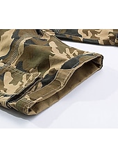 economico Classico-Per uomo Pantaloncini Tattici Pantaloncini cargo Pantaloncini mimetici Mimetico Ripstop Traspirante Sport &amp; Outdoor Militare Giallo Verde militare