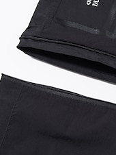 billige Bunner-Herre Konvertible bukser Turbukser Sommer Utendørs Vindtett Regn-sikker Pustende Hurtigtørkende Bunner Svart Militærgrønn Camping / Vandring Fisking Vandring L XL XXL XXXL 4XL / Elastisk