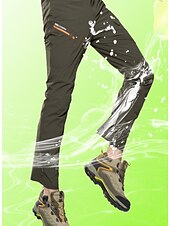 preiswerte Unterteile-Herren Wanderhose Wanderhosen Sommer Außen Wasserdicht Komfort Atmungsaktiv Rasche Trocknung Unten Schwarz Armeegrün Elastan Jagd Angeln Camping / Wandern / Höhlenforschung L XL XXL XXXL 4XL