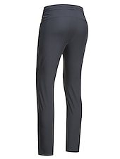 abordables Pantalones y shorts-Mujer Pantalones para senderismo Verano Al aire libre Transpirable Secado rápido Elástico Ligero Pantalones / Sobrepantalón Prendas de abajo Cordón Bolsillo con cremallera Cintura elástica Negro