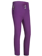 abordables Pantalones y shorts-Mujer Pantalones para senderismo Verano Al aire libre Transpirable Secado rápido Elástico Ligero Pantalones / Sobrepantalón Prendas de abajo Cordón Bolsillo con cremallera Cintura elástica Negro