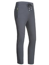 abordables Pantalones y shorts-Mujer Pantalones para senderismo Verano Al aire libre Transpirable Secado rápido Elástico Ligero Pantalones / Sobrepantalón Prendas de abajo Cordón Bolsillo con cremallera Cintura elástica Negro