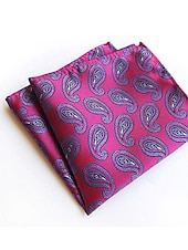 economico Cravatte e papillon da uomo-Per uomo Cravatte Fazzoletti da taschino Foulard Ascot Da ufficio A strisce