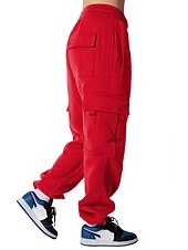 お買い得  ランニングパンツとタイツ-女性用 ジョガーパンツ カーゴパンツ ドローストリング バギー ボトムズ スポーツ アスレイジャー 冬 高通気性 ソフト モイスチャーコントロール ジムトレーニング ランニング ジョギング スポーツウェア アクティブウェア ソリッド ブラック ホワイト アーミーグリーン