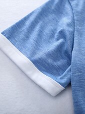 economico T-shirt Boho-Per donna Maglietta Patchwork Stampato Floreale Grafico Fiori Mandala Essenziale Manica Corta Girocollo Top Regolari Quotidiano Weekend Blu Nero Giallo Viola Verde Primavera, Autunno, Inverno, Estate