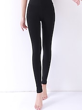 economico Leggings e collant da yoga-Per donna Collant Ghette Grigio scuro Rosa Melanzana Viola Vita alta Essenziale Morbido Palestra Yoga Elasticizzato Lunghezza intera Traspirabilità Tinta unica M (altezza 150-158) XL (altezza / magro