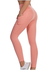 abordables Leggings et collants de yoga-Femme Pantalon de compression Collant Legging Running Course avec poche téléphone Sous Vêtement Plein Air Athlétique Athleisure Hiver Respirable Doux Compression Aptitude Exercice Physique
