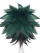 رخيصةأون شعيرات زوجية-تأثيري الباروكات أشقر مستقيم شعر مستعار صناعي قصير الشعر المستعار رجالي / نسائي الشعر المستعار للحفلة