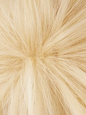 رخيصةأون شعيرات زوجية-تأثيري الباروكات أشقر مستقيم شعر مستعار صناعي قصير الشعر المستعار رجالي / نسائي الشعر المستعار للحفلة