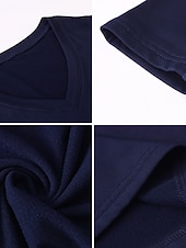 Недорогие Футболки и майки для бега-Муж. Компрессионная футболка Футболка для бега Длинный рукав Футболка Футболка Атлетический Одежда для спорта и отдыха Осень V-образный вырез Однотонный Спандекс Флис