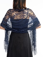 cheap Women&#039;s Shawls &amp; Wraps-Women&#039;s Women&#039;s Shawls &amp; Wraps Party Wedding Anniversary Camel Red Pink Scarf Flower / Fall / Winter / Spring / Summer / Polyester