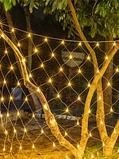 abordables Enchufe eléctrico-Cadena de luces LED de red IP65, 6 mx 4 m, 3 mx 2 m, cadena de luces LED navideñas flexibles de 880 led y 200 led, cadena de luces de malla para jardín, patio, decoración colorida, enchufe UE, EE.