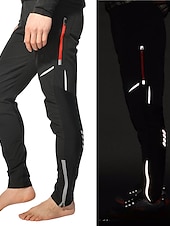 billiga aktiva byxor för män-herrcykelbyxor vandringscykelbyxor svarta byxor utomhus reflexremsor cykelunderdel vindtät andas fukttransporterande snabbtorkande anatomisk design camping fiske mountain mtb landsvägscykel