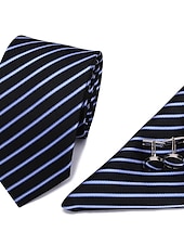 abordables Cravates &amp; noeuds papillons-Homme Cravate Carré de Poche Boutons de Manchette Ensembles Travail Mariage Style formel Classique Plaid du quotidien événements